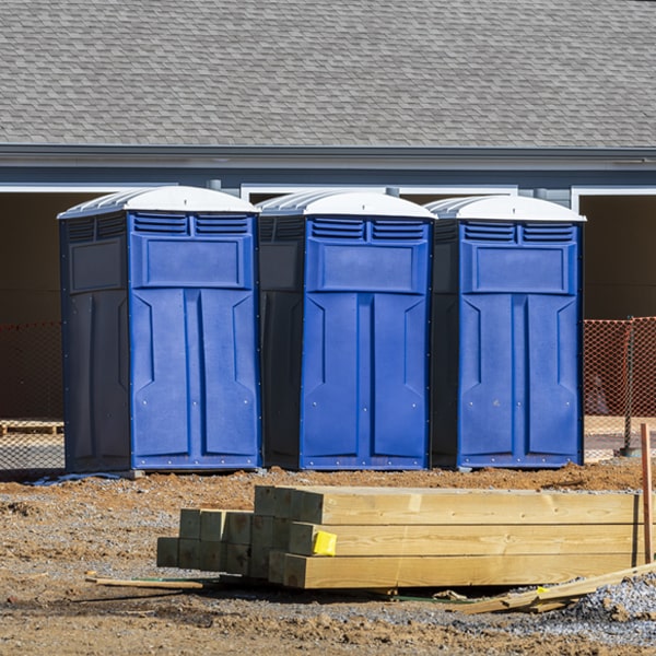 are there any restrictions on where i can place the porta potties during my rental period in Dodd City